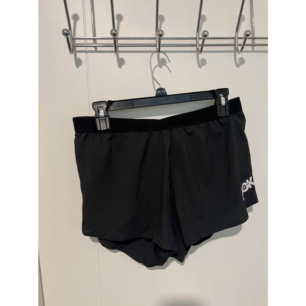 Rabbit X Hoka Black Hoka Logo Athletic Shorts Athleisure Gym Workout Running